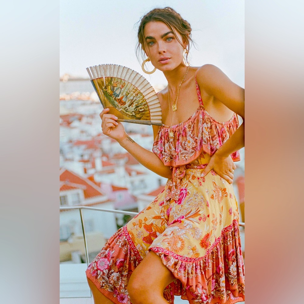 Spell Siren Song Dress in Marigold 💗💛💗XXS